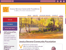 Tablet Screenshot of jessicastevenscf.org